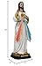 ValuueMax moicla - Divine Mercy Resin Statue Catholic Figurine 11.5 Inches Tall Finely Detailed Multicolor #77209