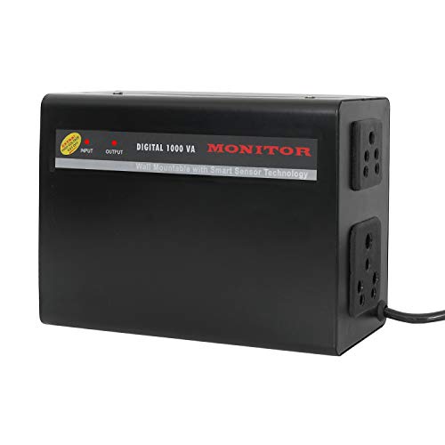 Monitor (100% Copper) Smart TV Voltage Stabilizer for Upto 65 inches Smart TV+ Set Top Box+Home Theater System/Gaming Console