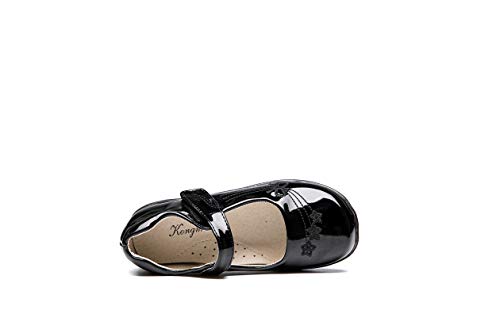 Girls Hook and Loop Mary Jane Flats School Uniform Shoes (Toddler/Little Kid)4