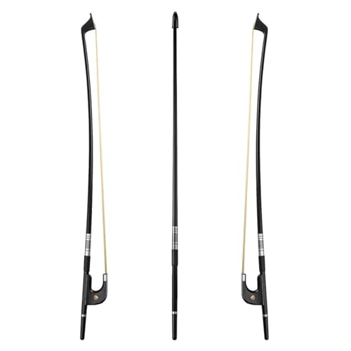 Arco Para Violino 4/4 3/4 1/2 1/4 1/8 Tamanho Arco De Contrabaixo Vertical Arco Alemão De Fibra De C