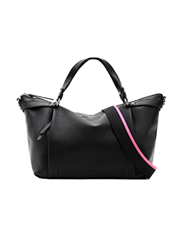 Desigual, BAG_HALF LOGO 23_LIBIA 2. Noir 2000 Femme