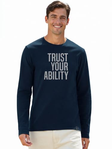 Image of Bewakoof Men's Printed 100% Cotton T-Shirt - Regular Fit, Round Neck, Full Sleeves