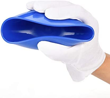 Tazón flexible de plástico para mezclar con espátula miniatura 4