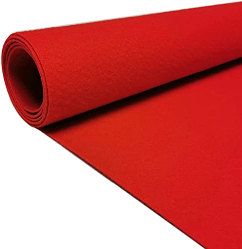 MadeInNature Tapis de Passage Rouge/Tapis de décoration, idéal pour Magasin, événements et fêtes, cinéma, église/Petites et Grandes Longueurs (1x4m)