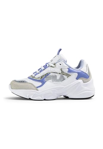 Fila Collene Logo Kids Basket, White Pale Iris, 33 EU, White Pale Iris, 33 EU