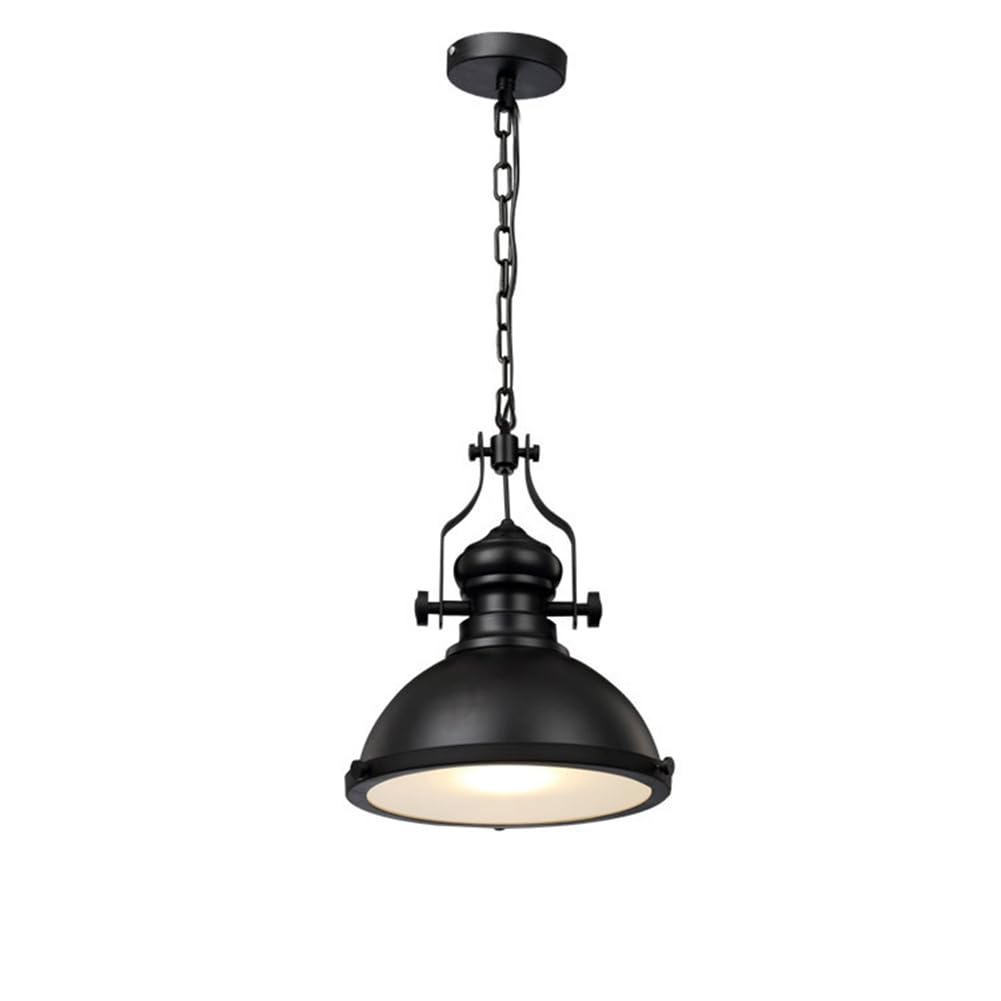 Suspension Industrielle Lampe Suspendue Vintage Noire pour Comptoir