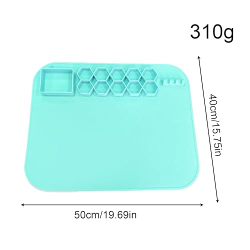 Alfombrilla de silicona para manualidades infantil con paleta 3