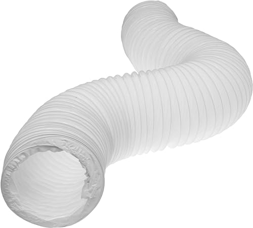Vent Systems Ø150mm 1m Lang PVC Flexschlauch mit Stahldraht. Flexible Luftleitungen zur Belüftung. Flexibler Heizungs-, Kühlungs- und Lüftungskanal