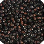 John Bead Czech Glass Seed Beads 6/0 Transparent Silver Lined Brown 22Grams Beads for DIY Arts Crafts Jewelry Bracelets Necklaces Earrings Making