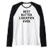 El mejor licuador de mantequilla Camiseta Manga Raglan