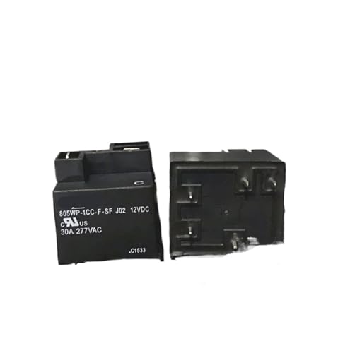 Relé de aire acondicionado 805WP-1CC-F-SF J02 12VDC 30A y 5 pines para climatización de coche
