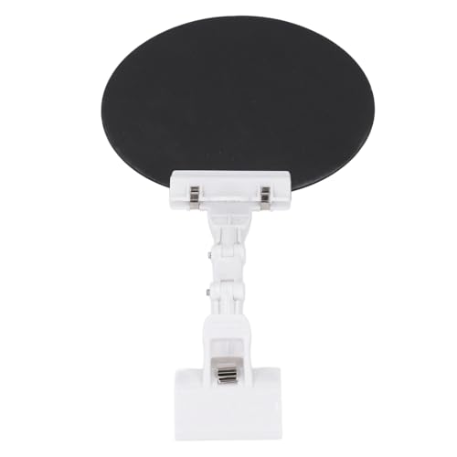 Welding Blackout Panel: 16cm Round Portable Welding Protecter with Automatic Dimming and Adjustable White Bracket for Welding Hood Protection