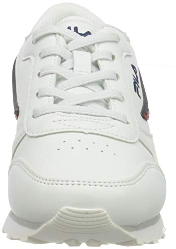 FILA Baskets Orbit pour enfant, chaussures unisexes blanches style rétro - 2