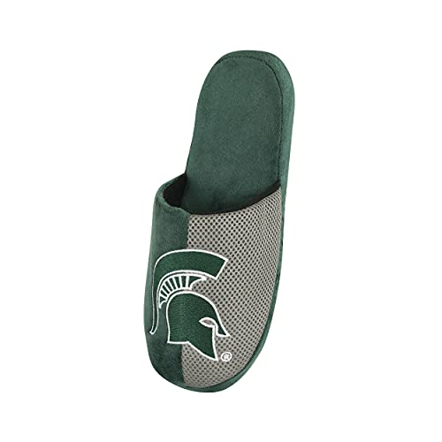 Image of FOCO Oklahoma Sooners NCAA Mens Team Logo Staycation Slippers