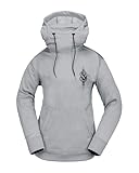 Genre : Femme Volcom - Sweat A Capuche Riding Hydro P/o Heather Grey Femme - Femme - Taille s - Gris