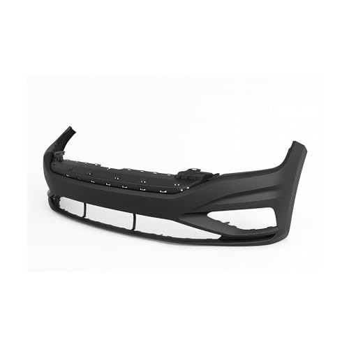 Image of FitParts Compatible with Volkswagen Jetta 2019-2020 Front Bumper Cover | CAPA Certified, Primed, With Fog Light Holes, Ready to Paint, OEM 17A807217GRU, VW1000239