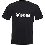 Loose Fit, Athletic Fit budianDR3Ww5 Bobcat T-Shirt Skid Steer Various Black L