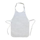 Size: 16 1/2" W x 24 1/2"L aspire Delantal desechable no Tejido Blanco 16 1/2\" W x 24 1/2\" L White-12 pcs