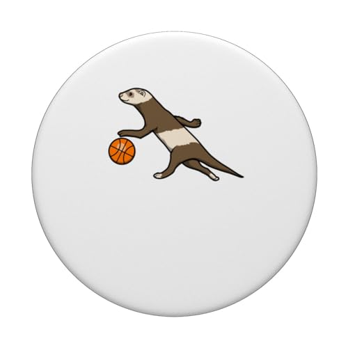 Hobby Sports Basket-ball Mignons furets PopSockets PopGrip Adhésif – vue 3