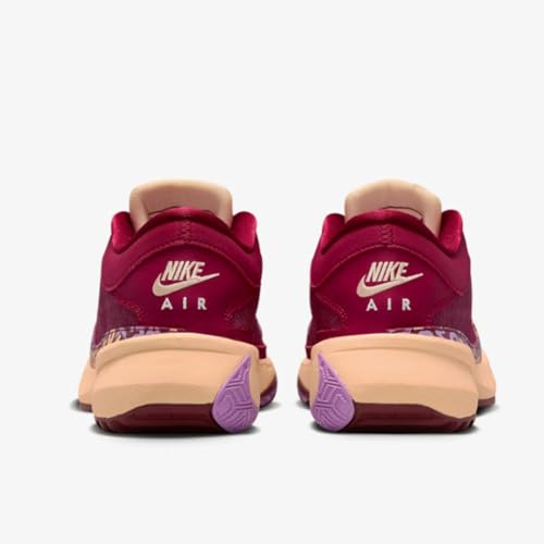 Nike Giannis Freak 5 Men's Basketball Shoes (DX4985-600, Noble RED/Desert Berry/Guava ICE/ICE Peach) Size 133