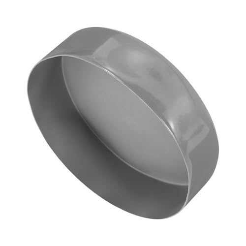Image of uxcell 4pcs Rubber End Caps 200mm ID Vinyl Round End Cap Cover Screw Thread Protectors Light Gray, 50mm Height