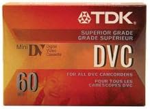 Mini DV Tape 60 Min (5 pack)