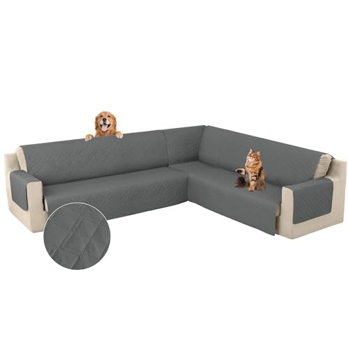 Arfntevss Corner Sectional Couch Covers for Sectional Sofa L Shaped