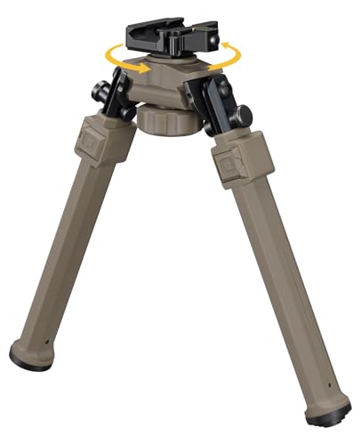 Image of CVLIFE Picatinny Bipod Quick Release Swivel and Tiltable Head Bipod