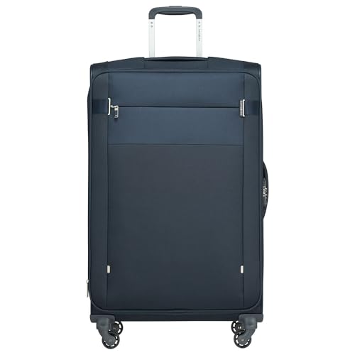 Samsonite Citybeat - Spinner L, Erweiterbar Koffer, 78 cm, 105/113 L, Blau (Navy Blue)
