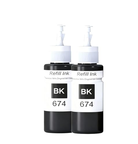 Recharge encre noire L850 bouteille 70ml lot de 2 pour impression monochrome