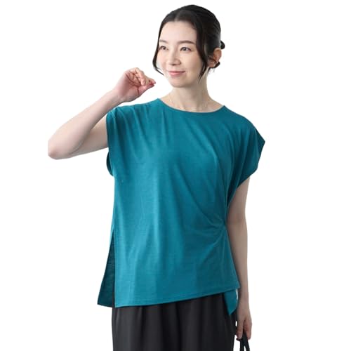 [FLUTE.MF] T�V���c ���f�B�[�X �m�[�X���[�u 3way �X�g���b�` �⊴�f�� ���� ������� �̌^�J�o�[ �J�b�g�\�[ �g�b�v�X �V���v�� �t �� �H�i�u���[�O���[��,L�j
