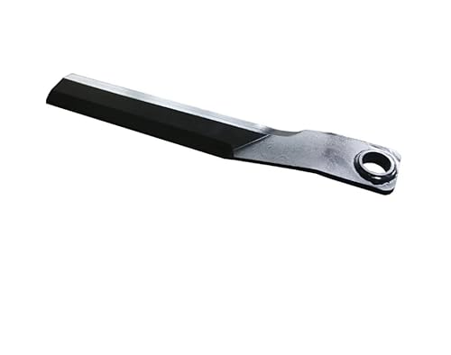 Heavy Duty 65-Inch Brush Mower Replacement Blades, 2 Sets with Mounting Hardware, Black Steel Construction