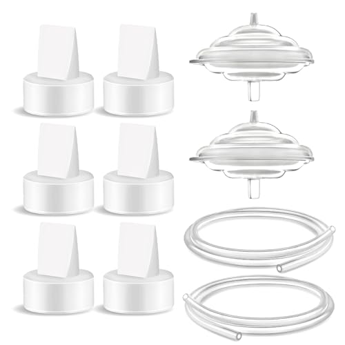 Image of Maymom Pump Parts Compatible with Spectra S1 S2 9 Plus Breastpumps Backflow Protector Duckbill Valve Tube Not Original Spectra Replacement Pump Parts