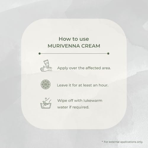 Image of Murivenna Cream 50g | Ayurveda First-Aid Cream for Cuts, Burns, Wounds & Sprains | Fast-Absorbing & Non-Greasy | TESTED SAFE for Heavy Metals & Microbial Load | 30% Highest Medicine Content | With Aloe & Moringa