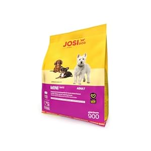 JosiDog Mini (900g) | Hundefutter für kleine Rassen | Premium Trockenfutter für ausgewachsene Hunde | powered by JOSERA | 1er Pack