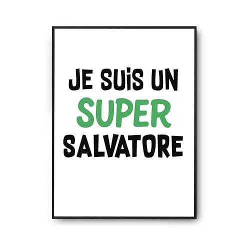 Affiche Un Super Salvatore 2 Poster Citation Décoration Murale A2