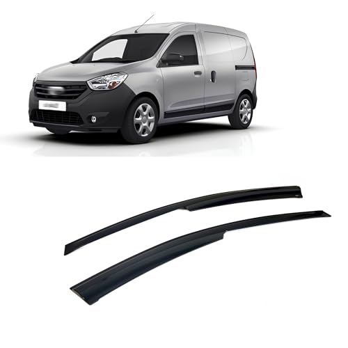 Déflecteurs pour auto Dacia Dokker 2013-2021 bulles de fenêtres d'air et pluie