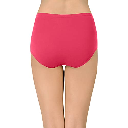 Image of Amante Solid High Rise Full Coverage Full Brief Panties (Pack of 3)