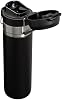 Botella STANLEY Quick Flip GO, 24 oz, Black 2.0 | Tapa con botón | Empaquetable para viajes y deportes | Botella de agua a prueba de fugas | Acero inoxidable aislado | Libre de BPA 6