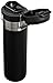 Stanley Quick Flip GO Water Bottle 24 oz | Push Button Lid | Leakproof and Packable for Travel and Sports | Insulated Stainless Steel | BPA-Free | Black 2.0