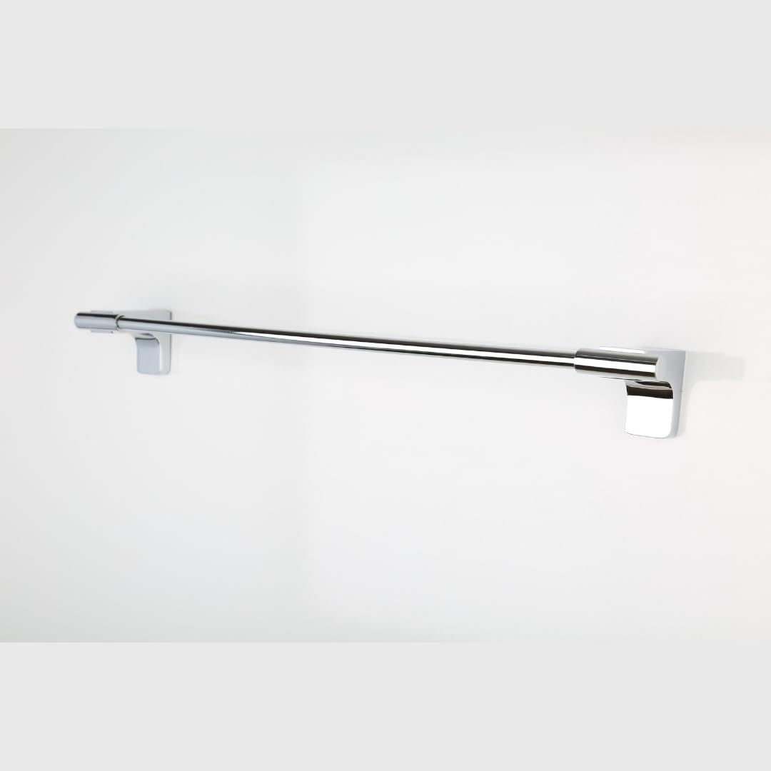 Alper Banyo F1 Model Uzun Havluluk - Paslanmaz Krom Duvara Monte Banyo Havlu Askısı (5 Yıl Garantili)