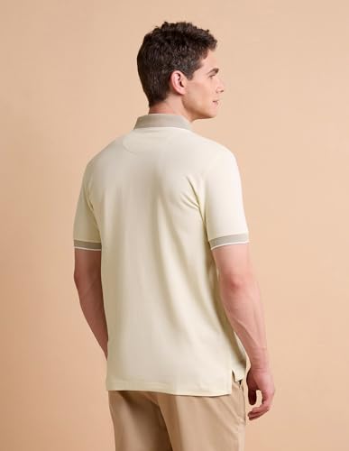 Image of U.S. POLO ASSN. Men Cotton Slim Fit Solid Polo Shirt