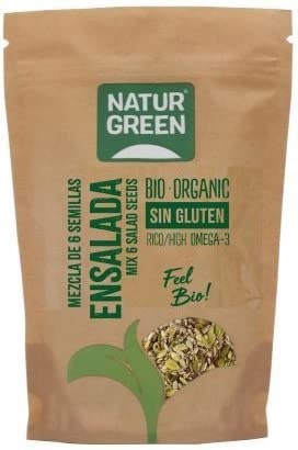 En Oferta Naturgreen - Mezcla De Semillas, Semillas Ecológicas De 6 Tipos, Ideal Para Ensaladas, Rico En Omega-3 - 450 G