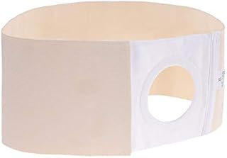 3 Sizes Ostomy Belt, Unisex Ostomy Hernia Support Belt Abdominal Binder Brace Ostomy Hernia Belt Stoma Support Wraps for Prevent Parastomal Hernia Stoma Opening(L)