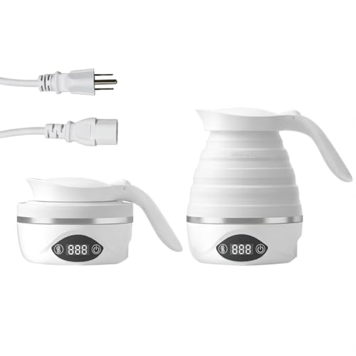 Tetera eléctrica portátil plegable para viaje 850W miniatura 1