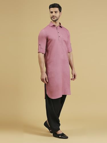 Image of Rajubhai Hargovindas Men's Festive Cotton Pathani Kurta