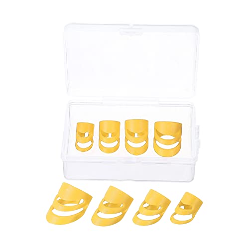 sourcing map Guitare Doigt Médiators XL L M S Dimension Lumineux Jaune avec Rangement Boîte pour Guitare Basse Ukulélé… - Les Beatles, Paul McCartney, John Lennon, RIngo Starr, George Harrison sourcing map Guitare Doigt Médiators XL L M S Dimension Lumineux Jaune avec Rangement Boîte pour Guitare Basse Ukulélé…