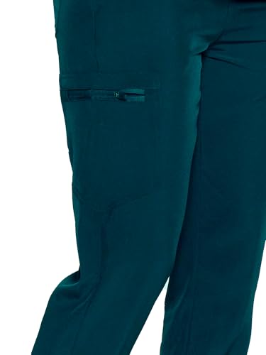Image of COZYFIT Womens Scrub Pants - Soft Stretch Yoga Style with 5 Pockets, Slim Fit Jogger Scrubs Pants for Women
