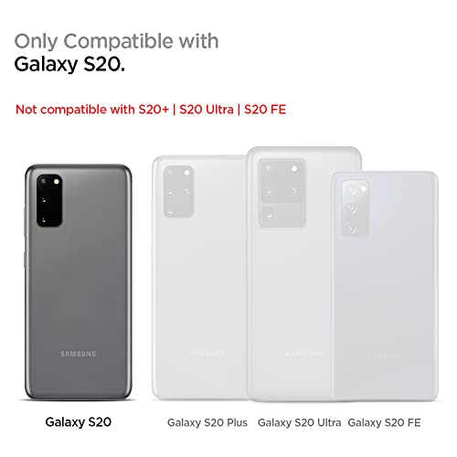 Image of Spigen Liquid Air for Samsung Galaxy S20 5G Case, Galaxy S20 Back Cover (2020) - TPU｜Matte Black