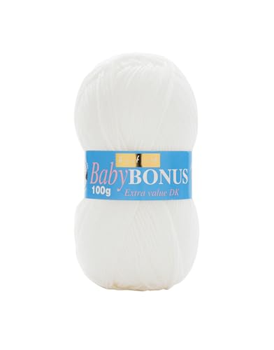 Sirdar Wool Hayfield Bonus DK Double Knitting Baby White (856) 100g